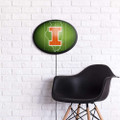 Illinois Fighting Illini On the 50 - Oval Slimline Lighted Wall Sign