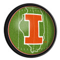 Illinois Fighting Illini On the 50 - Slimline Lighted Wall Sign | The Fan-Brand | NCILLI-130-22