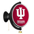 Indiana Hoosiers Original Oval Rotating Lighted Wall Sign | The Fan-Brand | NCINDH-125-01