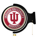 Indiana Hoosiers Original Round Rotating Lighted Wall Sign | The Fan-Brand | NCINDH-115-01