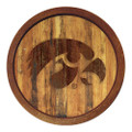 Iowa Hawkeyes Branded Round Faux Barrel Top Sign | The Fan-Brand | NCIOWA-240-01