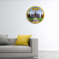 Iowa Hawkeyes Capital - Modern Disc Wall Clock