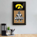 Iowa Hawkeyes Herky - Cork Noteboard