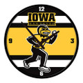 Iowa Hawkeyes Herky - Modern Disc Wall Clock | The Fan-Brand | NCIOWA-510-04