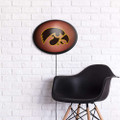 Iowa Hawkeyes Pigskin - Oval Slimline Lighted Wall Sign