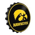 Iowa Hawkeyes Round Bottle Cap Wall Sign