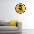 Iowa Hawkeyes Vintage - Round Modern Disc Wall Sign