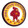 Iowa State Cyclones Swoop - Round Slimline Lighted Wall Sign | The Fan-Brand | NCIOST-130-02