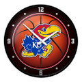 Kansas Jayhawks Basketball - Modern Disc Wall Clock | The Fan-Brand | NCKANS-510-11