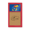 Kansas Jayhawks Cork Note Board | The Fan-Brand | NCKANS-640-02