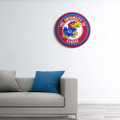 Kansas Jayhawks Modern Disc Wall Sign