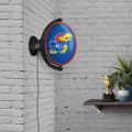 Kansas Jayhawks Original Oval Rotating Lighted Wall Sign