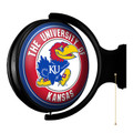 Kansas Jayhawks Original Round Rotating Lighted Wall Sign