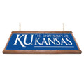 Kansas Jayhawks Premium Wood Pool Table Light