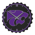 Kansas State Wildcats Bottle Cap Wall Clock | The Fan-Brand | NCKNST-540-03