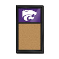 Kansas State Wildcats Cork Noteboard - White | The Fan-Brand | NCKNST-640-01A