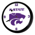 Kansas State Wildcats K-State - Retro Lighted Wall Clock | The Fan-Brand | NCKNST-550-02