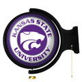 Kansas State Wildcats Original Round Rotating Lighted Wall Sign - Purple | The Fan-Brand | NCKNST-115-01A