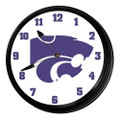 Kansas State Wildcats Retro Lighted Wall Clock | The Fan-Brand | NCKNST-550-01