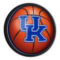 Kentucky Wildcats Basketball - Round Slimline Lighted Wall Sign | The Fan-Brand | NCKWLD-130-11