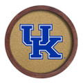 Kentucky Wildcats Faux Barrel Framed Cork Board - Color Logo | The Fan-Brand | NCKWLD-632-01A