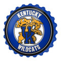 Kentucky Wildcats Mascot - Bottle Cap Wall Sign - Blue | The Fan-Brand | NCKWLD-210-02B