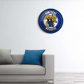 Kentucky Wildcats Mascot - Modern Disc Wall Sign - Blue Frame