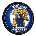 Kentucky Wildcats Mascot - Round Slimline Lighted Wall Sign | The Fan-Brand | NCKWLD-130-02