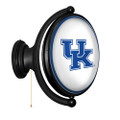 Kentucky Wildcats Original Oval Rotating Lighted Wall Sign - White