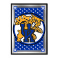 Kentucky Wildcats Team Spirit, Mascot - Framed Mirrored Wall Sign - Blue | The Fan-Brand | NCKWLD-275-01A