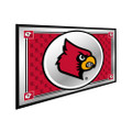 Louisville Cardinals Team Spirit - Framed Mirrored Wall Sign - Red