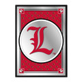 Louisville Cardinals Team Spirit, L - Framed Mirrored Wall Sign | The Fan-Brand | NCLOUS-275-02