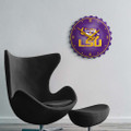 LSU Tigers Bottle Cap Wall Clock