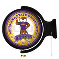 LSU Tigers Mike the Tiger - Original Round Rotating Lighted Wall Sign | The Fan-Brand | NCLSUT-115-02