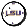 LSU Tigers Retro Lighted Wall Clock | The Fan-Brand | NCLSUT-550-01