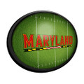 Maryland Terrapins On the 50 - Oval Slimline Lighted Wall Sign