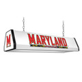 Maryland Terrapins Standard Pool Table Light - White | The Fan-Brand | NCMRYT-310-01B