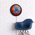 Memphis Tigers Basketball - Round Slimline Lighted Wall Sign