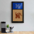 Memphis Tigers Dual Logo, Striped M - Cork Note Board