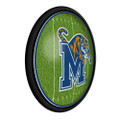 Memphis Tigers On the 50 - Round Slimline Lighted Wall Sign