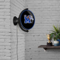 Memphis Tigers Original Oval Rotating Lighted Wall Sign - Black