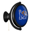 Memphis Tigers Original Oval Rotating Lighted Wall Sign - Blue