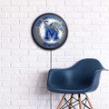 Memphis Tigers Round Slimline Lighted Wall Sign