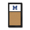 Memphis Tigers Striped M - Cork Note Board | The Fan-Brand | NCMEMP-640-03B