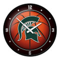 Michigan State Spartans Basketball - Modern Disc Wall Clock | The Fan-Brand | NCMIST-510-11