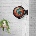 Michigan State Spartans Basketball - Original Round Rotating Lighted Wall Sign