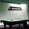 Michigan State Spartans Block S - Premium Wood Pool Table Light