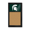 Michigan State Spartans Cork Noteboard - White | The Fan-Brand | NCMIST-640-01B