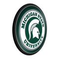 Michigan State Spartans Round Slimline Lighted Wall Sign