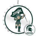 Michigan State Spartans Sparty - Bottle Cap Dangler | The Fan-Brand | NCMIST-220-01